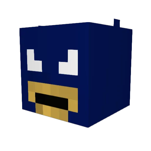 squyzz Minecraft avatar head, 3D render