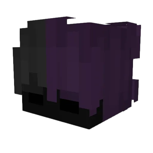 squzzi0123f Minecraft avatar head, 3D render