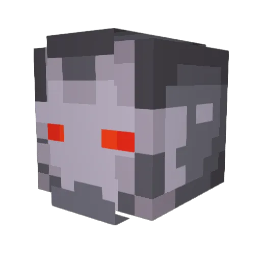 sqwety Minecraft avatar head, 3D render