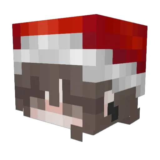 sqwh Minecraft avatar head, 3D render