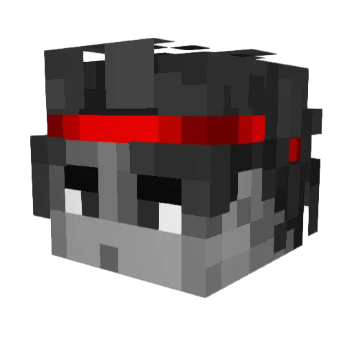 sqworex Minecraft avatar head, 3D render