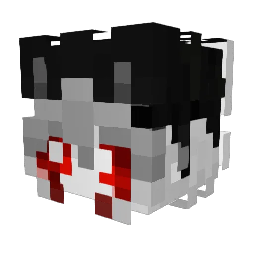 sqwrtick Minecraft avatar head, 3D render