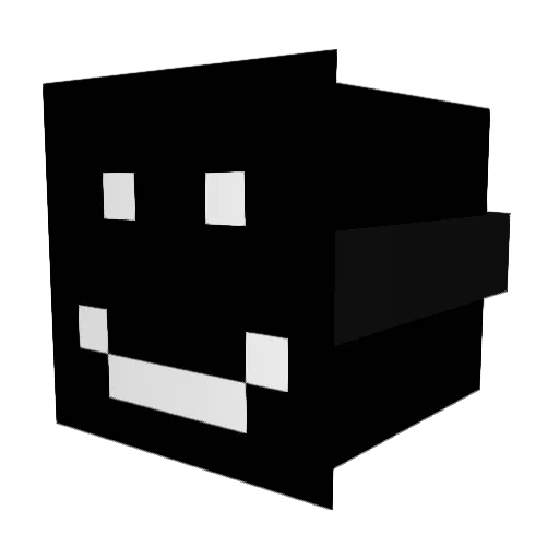 sqxdgs Minecraft avatar head, 3D render
