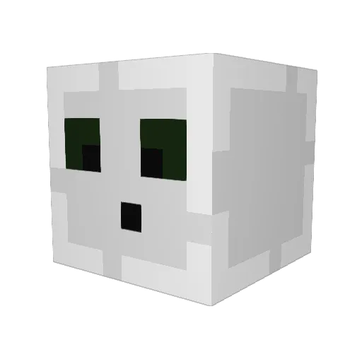 sr3v3ll09 Minecraft avatar head, 3D render