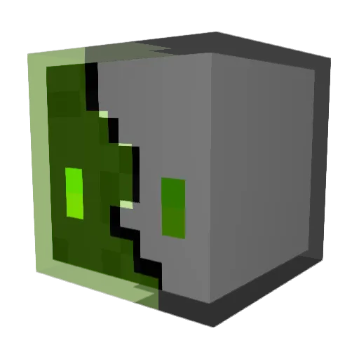 srablll Minecraft avatar head, 3D render