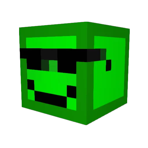 srantz_ Minecraft avatar head, 3D render
