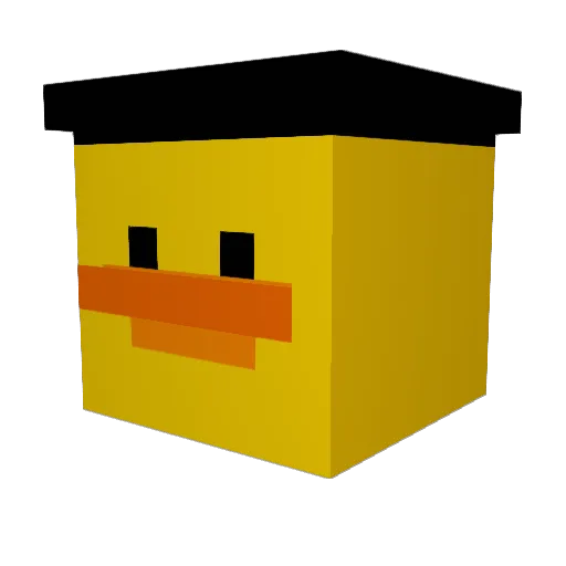 srchkrt Minecraft avatar head, 3D render