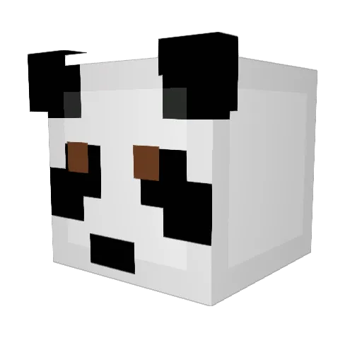 srezu Minecraft avatar head, 3D render