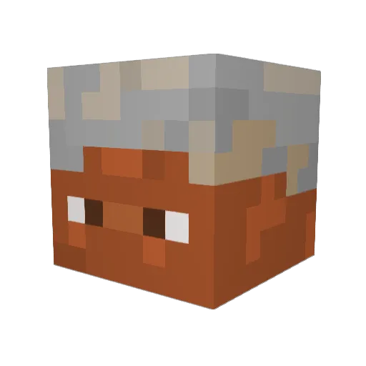 srgibbon Minecraft avatar head, 3D render