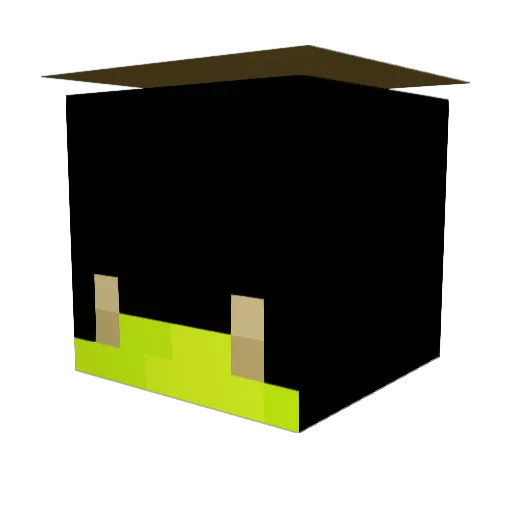 srhaa Minecraft avatar head, 3D render