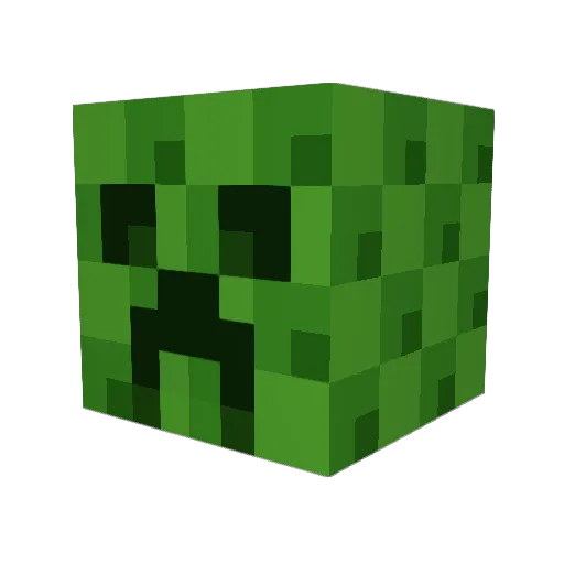 srifyl Minecraft avatar head, 3D render