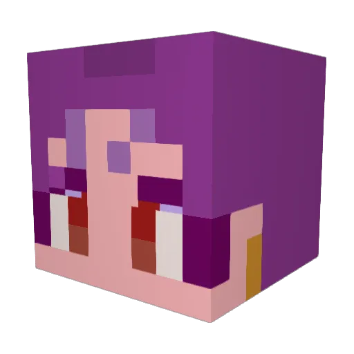 sritajoker Minecraft avatar head, 3D render