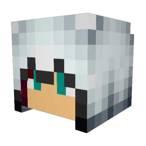 sroxah95 Minecraft avatar head, 3D render