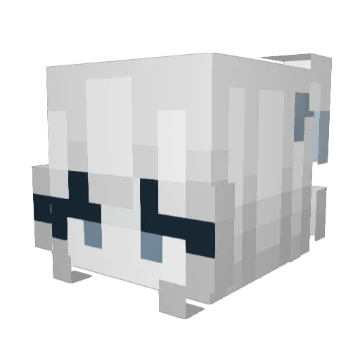 srrys Minecraft avatar head, 3D render