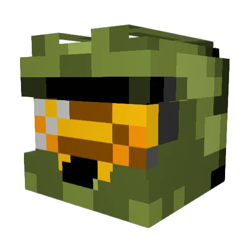 srt101 Minecraft avatar head, 3D render