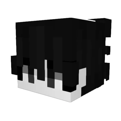 srupikul Minecraft avatar head, 3D render