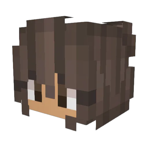 srxy Minecraft avatar head, 3D render