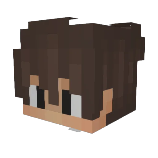 sryan52 Minecraft avatar head, 3D render