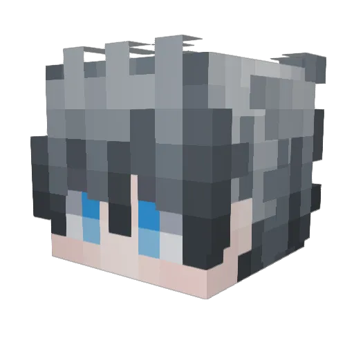 ssSonn Minecraft avatar head, 3D render
