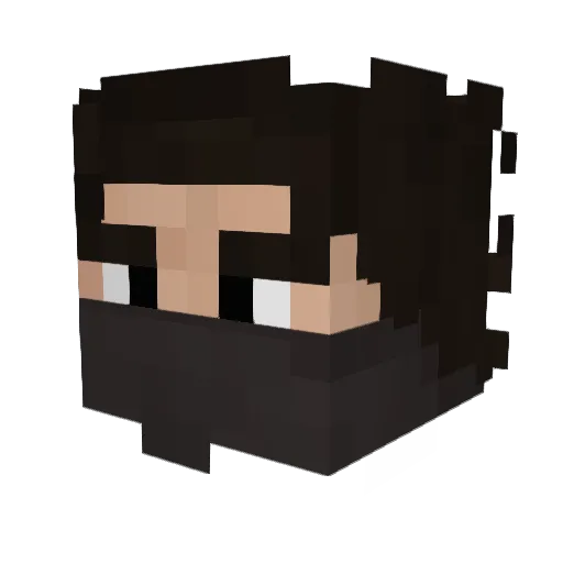 ss_sky_ Minecraft avatar head, 3D render