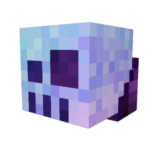 ss_ssss Minecraft avatar head, 3D render
