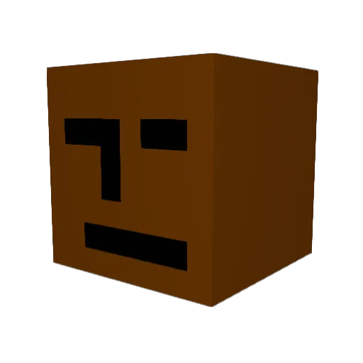 ssacks Minecraft avatar head, 3D render