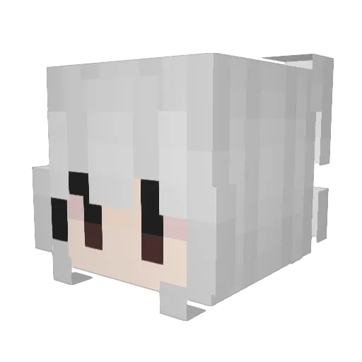 ssai6 Minecraft avatar head, 3D render