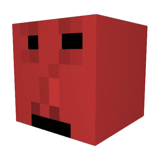 ssaltinn Minecraft avatar head, 3D render