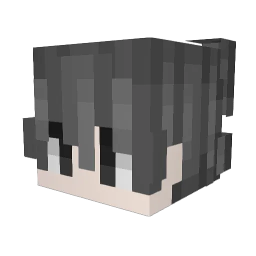 ssania Minecraft avatar head, 3D render