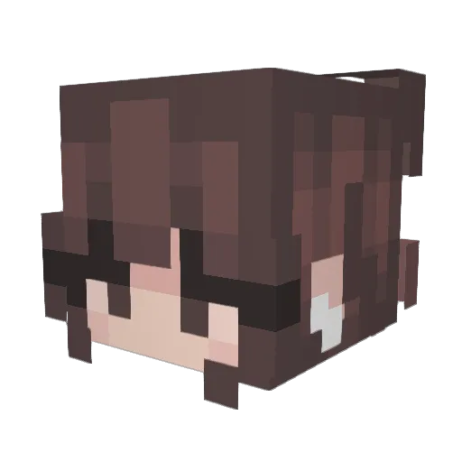 ssasqueen Minecraft avatar head, 3D render