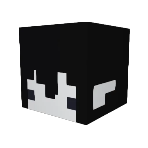 sscobaa Minecraft avatar head, 3D render