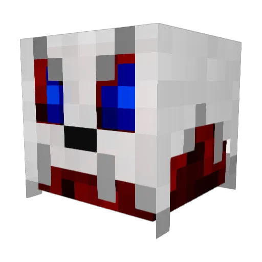 sscrane Minecraft avatar head, 3D render
