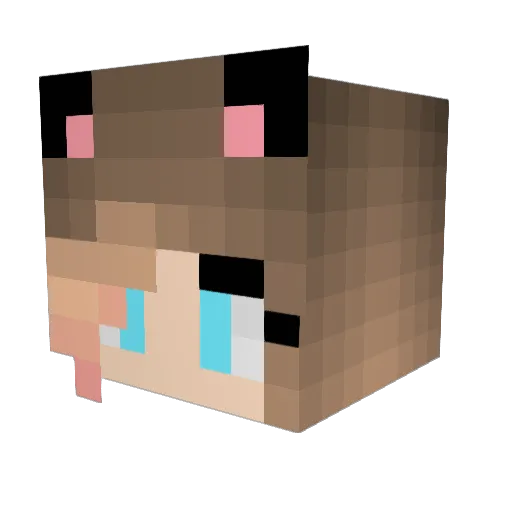 sscrmz Minecraft avatar head, 3D render