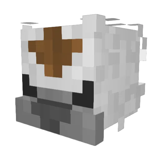 ssetDrago Minecraft avatar head, 3D render