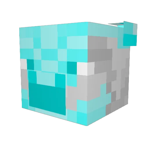 ssh2013 Minecraft avatar head, 3D render
