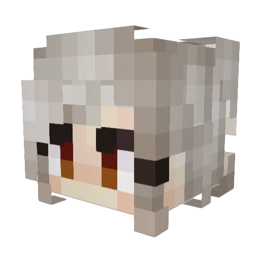 sshadows521 Minecraft avatar head, 3D render