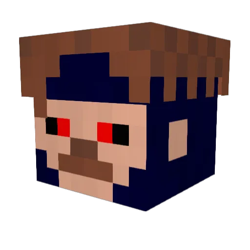 sshiff Minecraft avatar head, 3D render