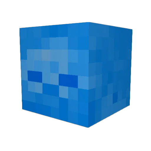 sshoak Minecraft avatar head, 3D render