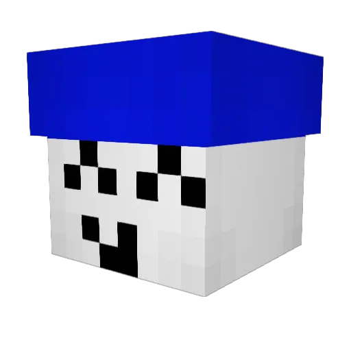 ssi1358 Minecraft avatar head, 3D render
