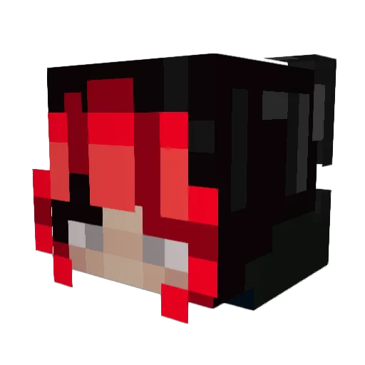 ssiissii100 Minecraft avatar head, 3D render