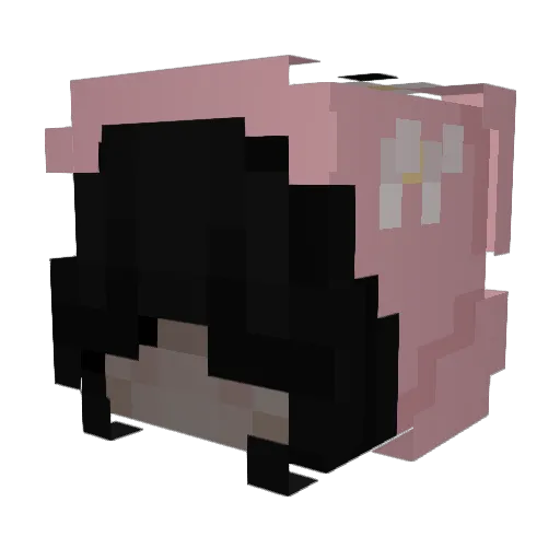 ssikue Minecraft avatar head, 3D render