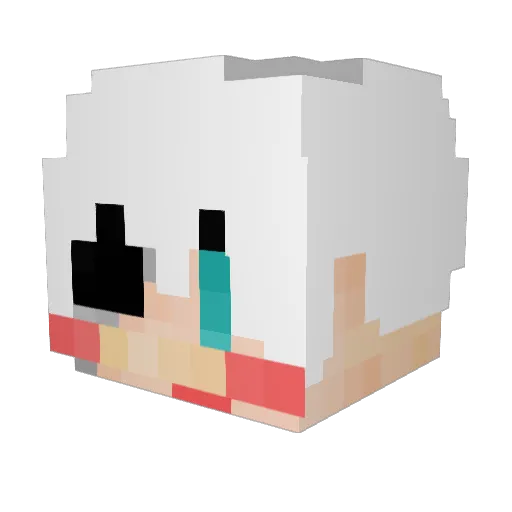 ssin0721 Minecraft avatar head, 3D render