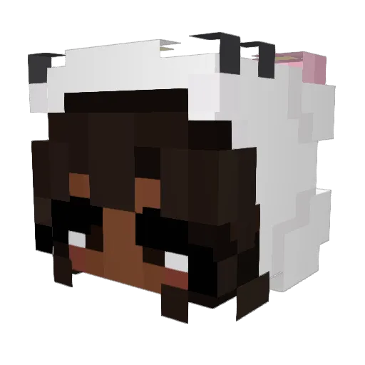 ssj50k Minecraft avatar head, 3D render