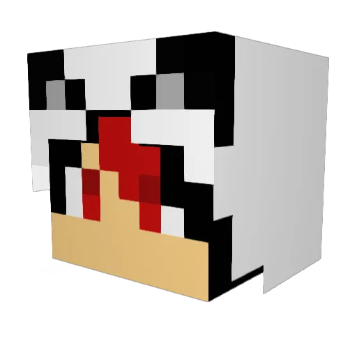 ssk0822 Minecraft avatar head, 3D render