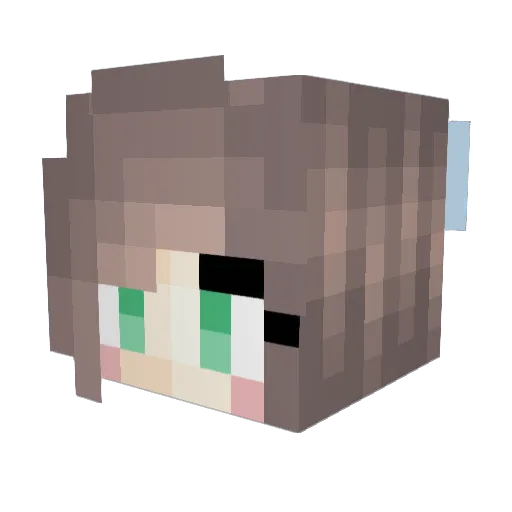 ssk09032 Minecraft avatar head, 3D render