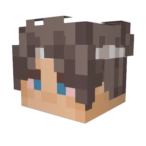 sskylos Minecraft avatar head, 3D render