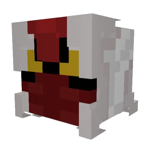 sslony Minecraft avatar head, 3D render