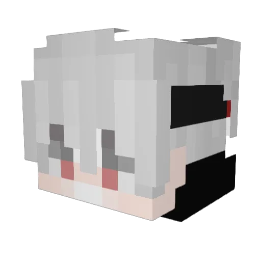 sslsword Minecraft avatar head, 3D render