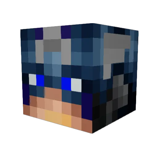 sslymnx Minecraft avatar head, 3D render