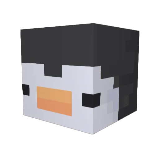 ssminh Minecraft avatar head, 3D render